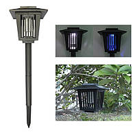 Садовий світильник для знищення комах на сонячній батареї з вимикачем (квадратний)