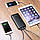 Зовнішній акумулятор УМБ CoolReall K8 20000 mAh + чохол Black, фото 8