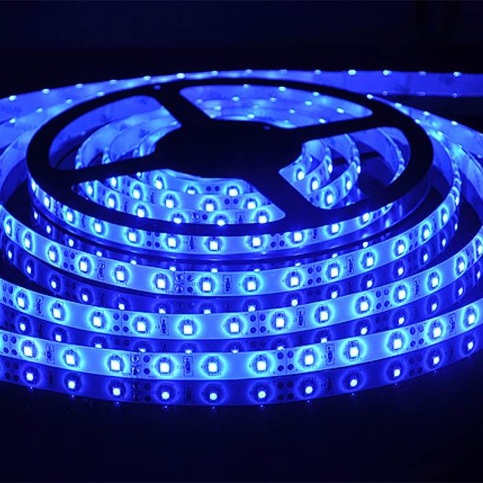 Світлодіодна стрічка SMD 3528 5м вологозахищена 300 діодів Blue (0174)