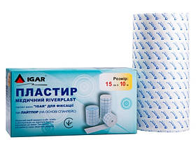 Пластирі медичні RiverPlast IGAR для фіксації тип Лайтпор (на основі спанлейс)
