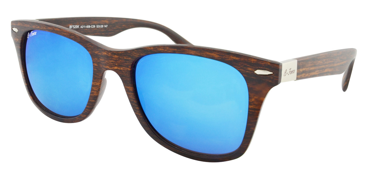 Стильні сонцезахисні окуляри Beach Force Wayfarer BF520K 52-20-147 + чохол