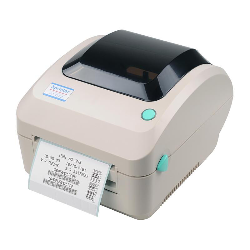 Термопринтер для друку етикеток Xprinter XP-470B + Wi-Fi (Гарантія 1 рік) White