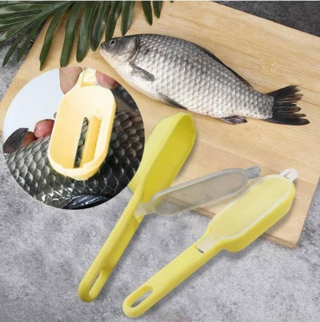 Нож-скребок для чистки рыбы Fish Scales Wiper Cleaning - фото 8 - id-p1161819831