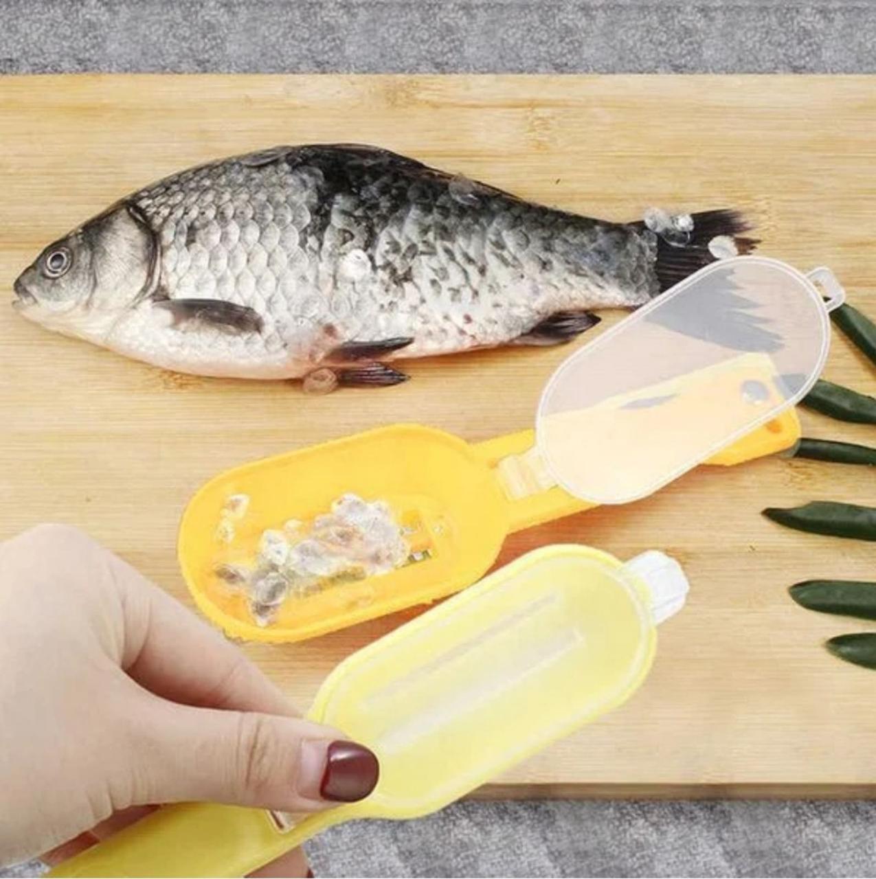 Нож-скребок для чистки рыбы Fish Scales Wiper Cleaning - фото 3 - id-p1161819831