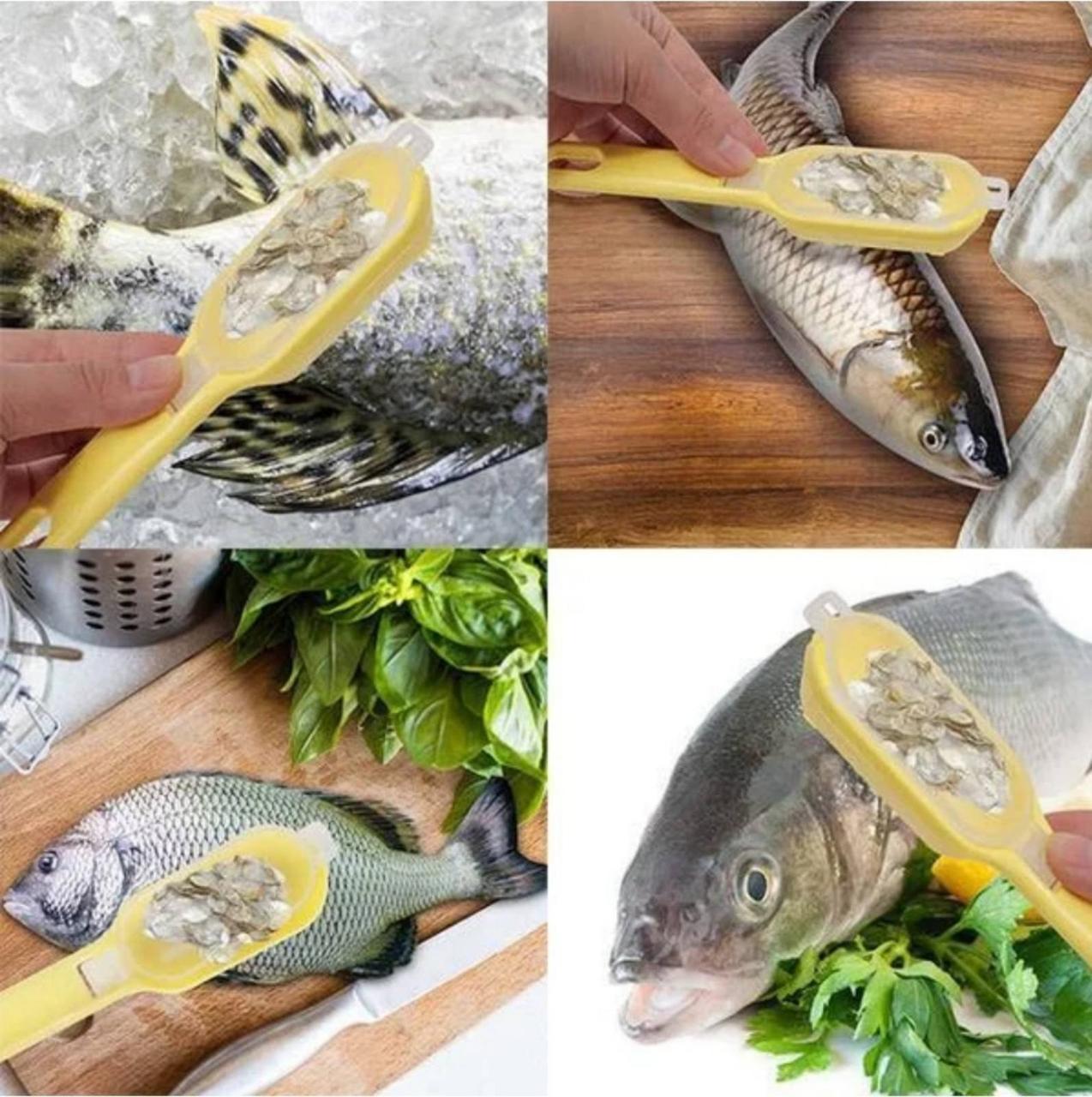 Нож-скребок для чистки рыбы Fish Scales Wiper Cleaning - фото 9 - id-p1161819831