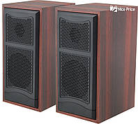 Компьютерные деревянные колонки акустика F&T 102 Brown