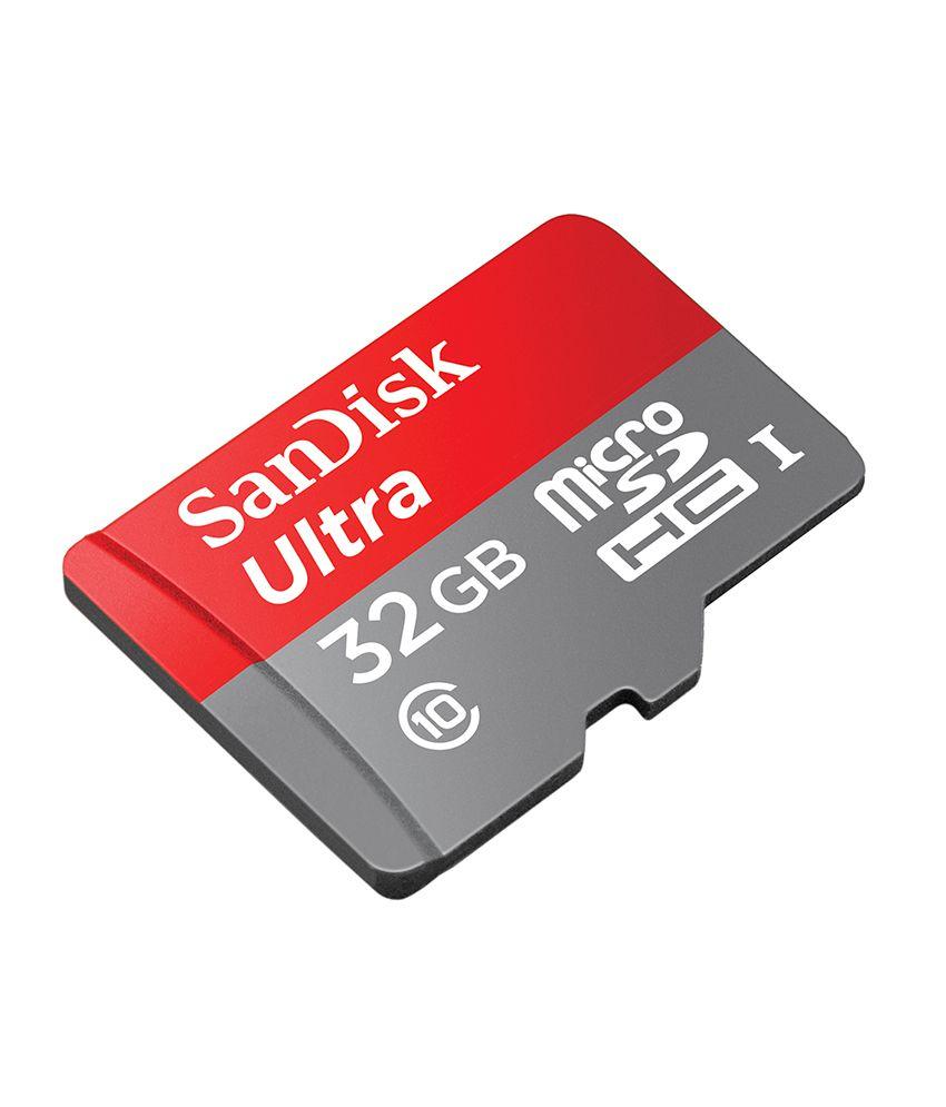 Карта пам'яті San Disk microSD HC Ultra UHS-I 32GB Class 10 + SD adapter (4510)