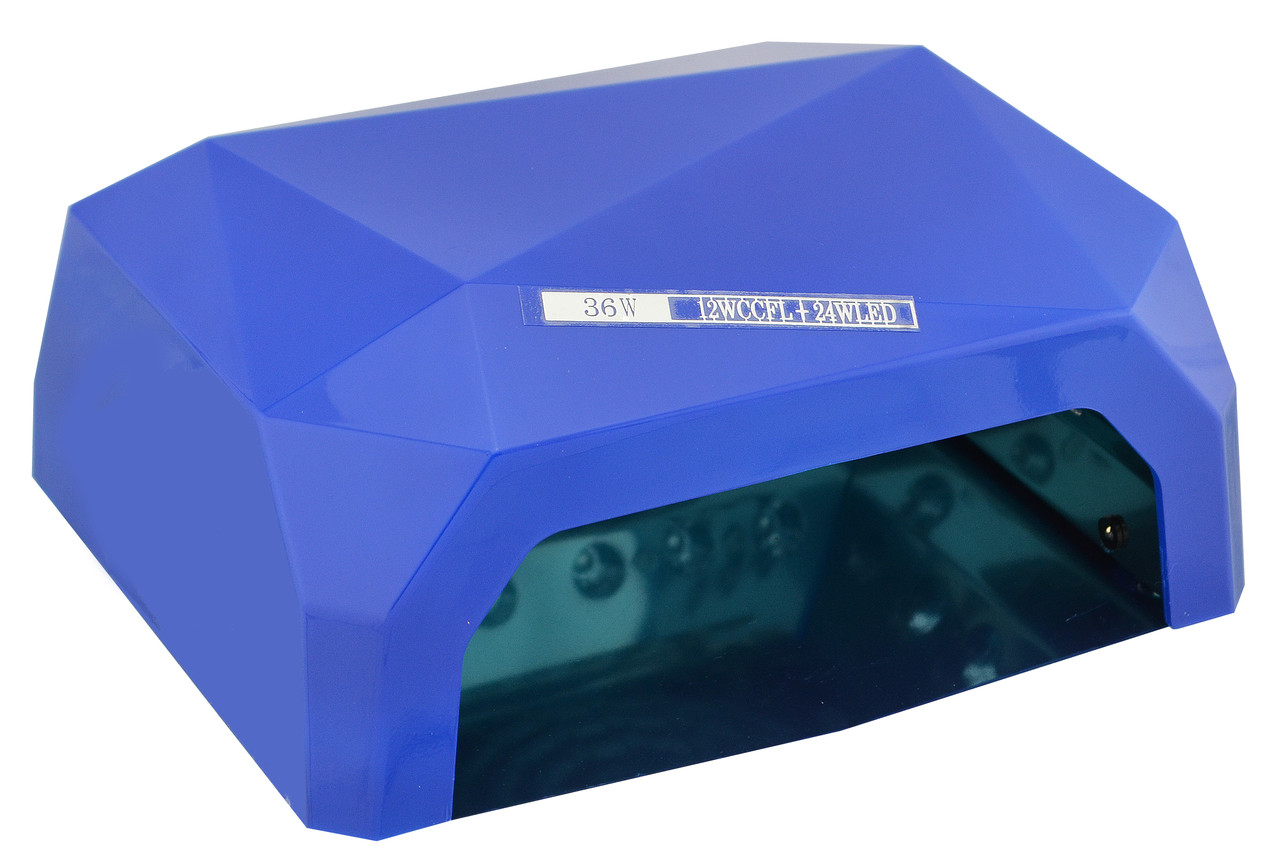 Гібридна CCFL+LED лампа 36W Quick CCFL LED Nail Lamp Синій (3694)