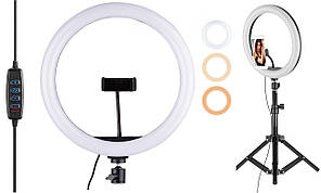 Кільцева LED лампа діаметром 32 см LC-330 з пультом (14332)