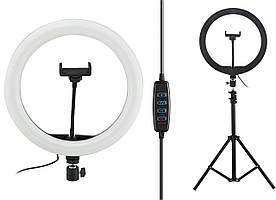 Кільцева LED лампа діаметром SL300 (30 см) з пультом Black (14334)