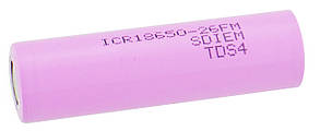Акумулятор батарея Samsung ICR18650-26FM 4.2 V SDIEM TDS4 2000 mAh (2218)