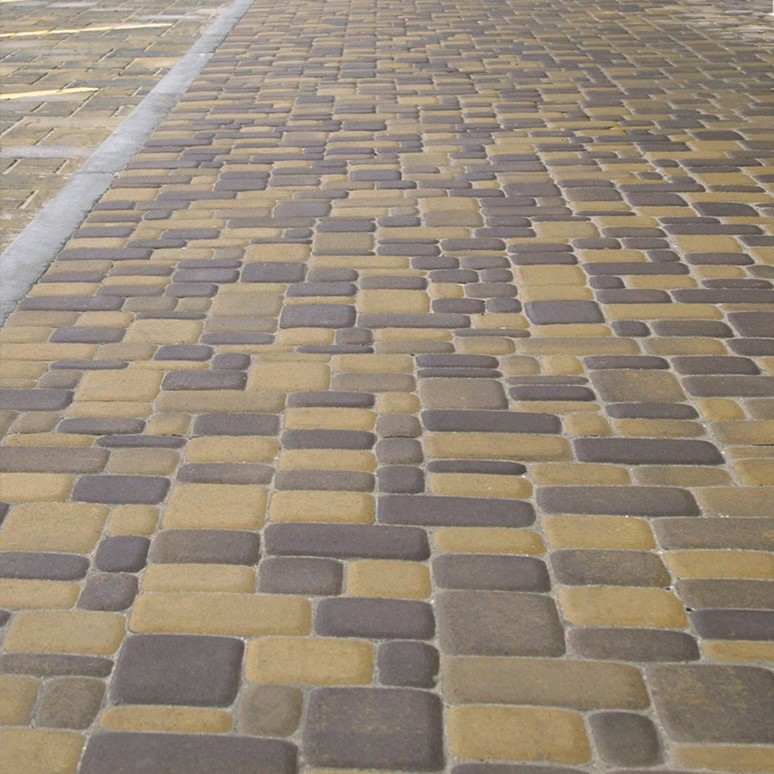 Тротуарная плитка Старый город Золотой мандарин Генуя - фото 1 - id-p1352903199