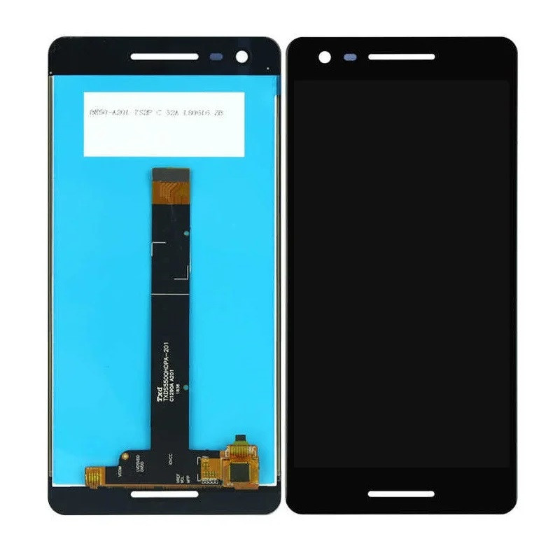 Дисплей для Nokia 2.1 c сенсорним склом (Чорний) Оригінал Китай