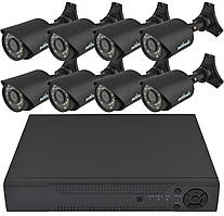 Комплект відеоспостереження Melad на 8 камер 1 mp AHD KIT (12331)