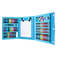 Набір для дитячої творчості у валізі з 208 предметів Blue (14354)