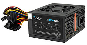 Блок живлення для системного блоку Merlion 450W 80мм Black (04565)