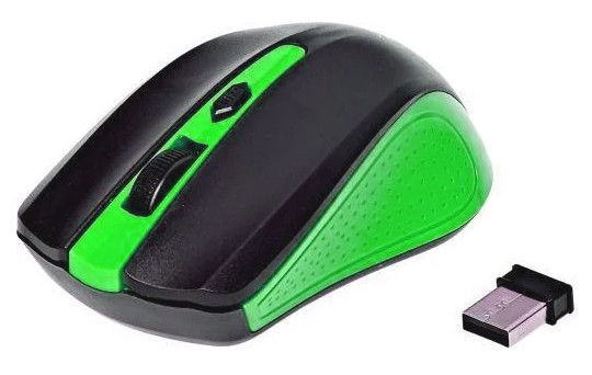 Безпровідна оптична мишка миша UKC 211 Green