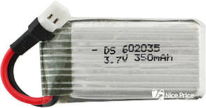 Аккумулятор для квадрокоптера (вертолета) 602035 3.7V 350 mAh