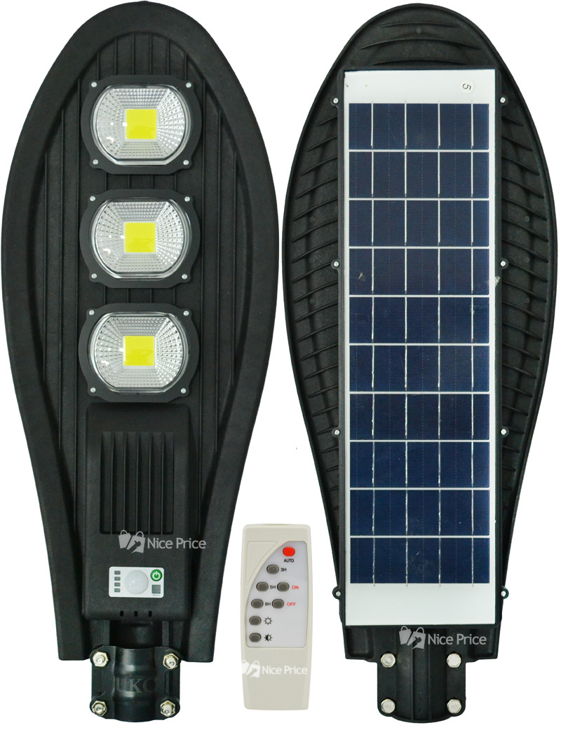 Світильник вуличний на сонячній батареї з датчиком руху UKC COB з пультом 330W (7482)