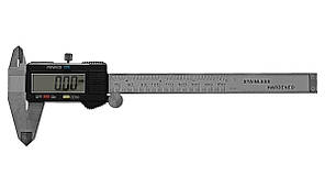 Штангенциркуль електронний Generic з LCD екраном, мікрометр в кейсі + батарейки (1343)