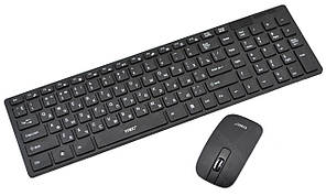 Російська бездротова клавіатура з мишкою UKC K06 Black (2230)