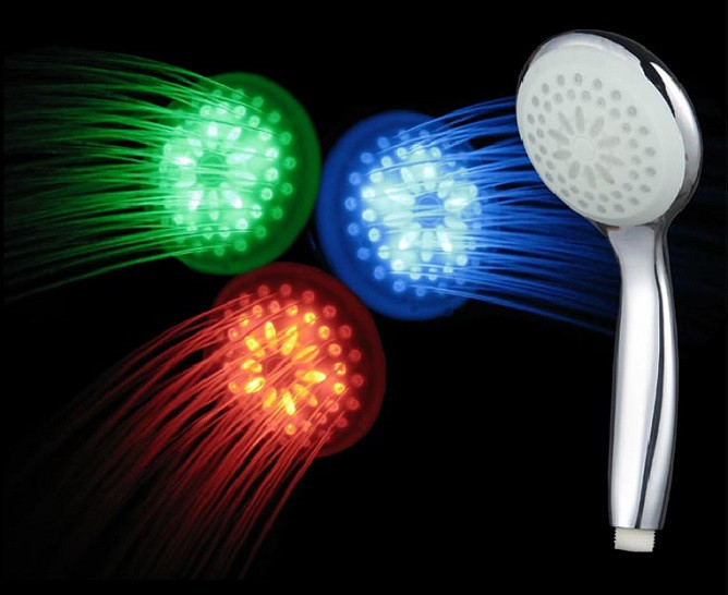 Насадка для душу з LED підсвічуванням UKC Shower Led (1838)