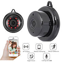 Міні WiFi IP-камера V380 для непомітного відео спостереження Black