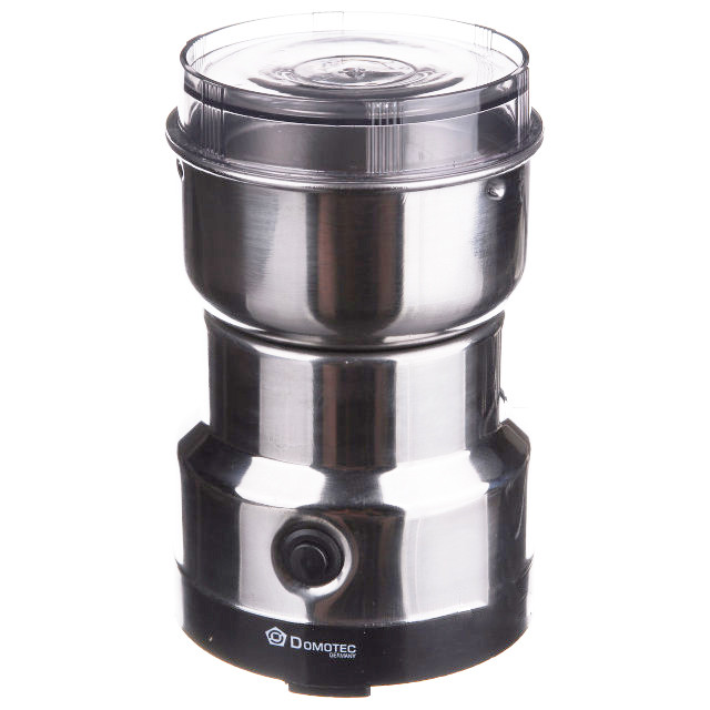 Кавомолка Domotec MS-1206 металева Silver (3030)