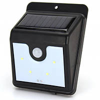 Світильник Ever Brite з датчиком руху і сонячною панеллю 4 smd настінний вуличний