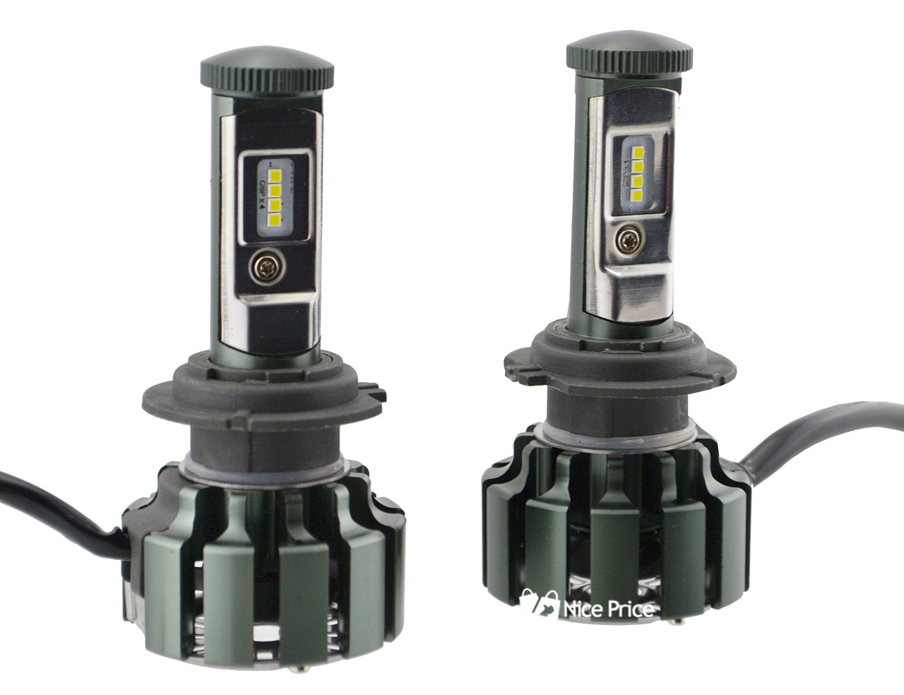 Світлодіодні автомобільні лампи Turbo T6 Led H7 35W 3500LM 6000K
