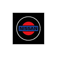 Дверний логотип LED LOGO NISSAN підсвічування дверей (2 логотипу)