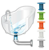 Пробка-затичка для ванни з фільтром від волосся Tub Shroom (мікс кольорів) (3243)