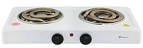 Настільна електроплита Domotec MS-5532 White (велика спіраль) (4790)
