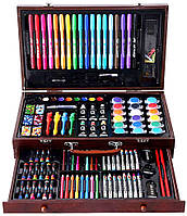Набір для дитячої творчості (малювання) ArtKids в дерев'яному ящику з 123 предметів (14408)