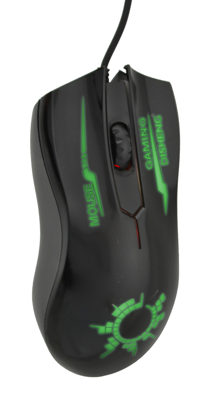 Ігрова комп'ютерна миша з підсвічуванням LINZHI X2 (глянцева) Black (65413)