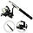 Кишенькова міні-вудка в боксі Pocket Pen Fishing Rod + котушка Black (3337), фото 7