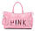 Большая женская сумка Pink в стиле Victoria`s Secret с пайетками, фото 3