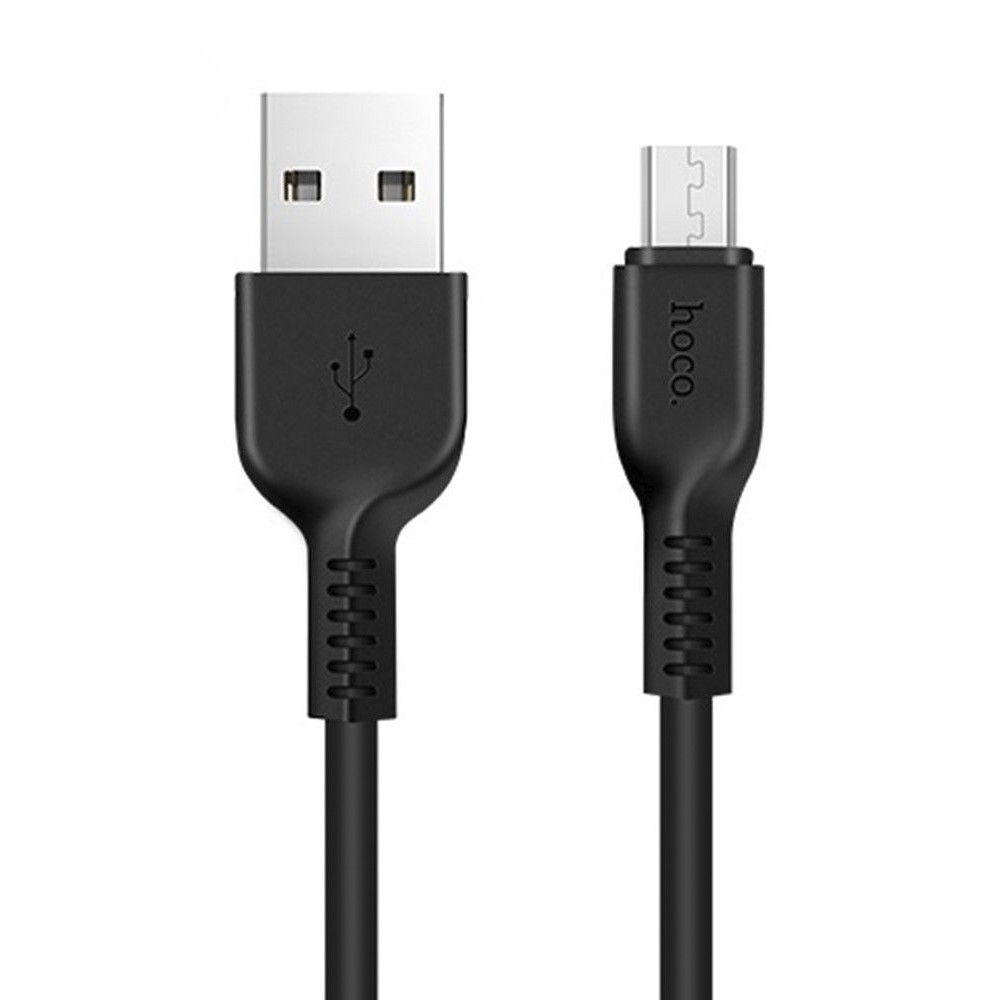 Кабель Hoco X20 USB - micro USB 1 метр 2.4 A Black (18232)
