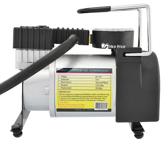 Автомобильный компрессор Air Pump 100 PSI Silver (14075), цена 597.99 ...
