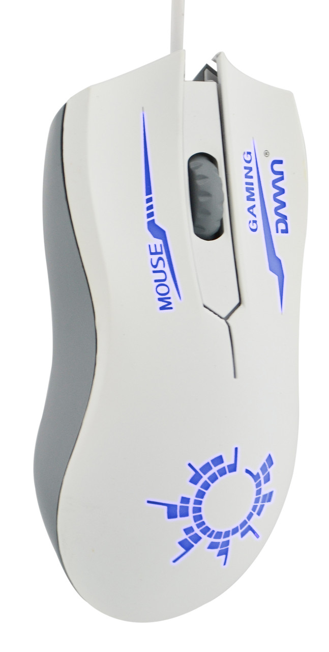 Ігрова комп'ютерна миша Damn DM03 з підсвічуванням White (65412)