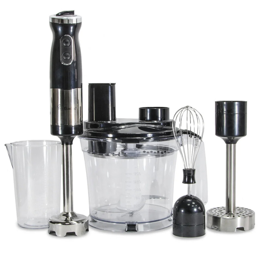 Блендер занурювальний процесор 6 в 1 Domotec MS-5107 Black (6794)