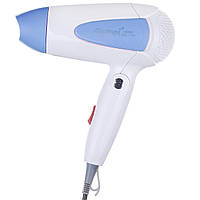 Фен дорожній Gemei GM-1756 1200W Блакитний (5205)