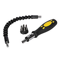 Гибкий переходник для шуруповерта Flexible Shaft Extension Bits + 10 бит (3551)