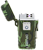 Запальничка електроімпульсна JL317 Explorer Камуфляж (6863)