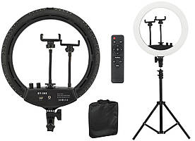 Кільцева LED лампа SY-360 діаметром 35см з пультом і 2 власниками (7328)