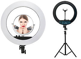 Кільцева LED лампа RL-18 II діаметром 44см з дзеркалом (7357)