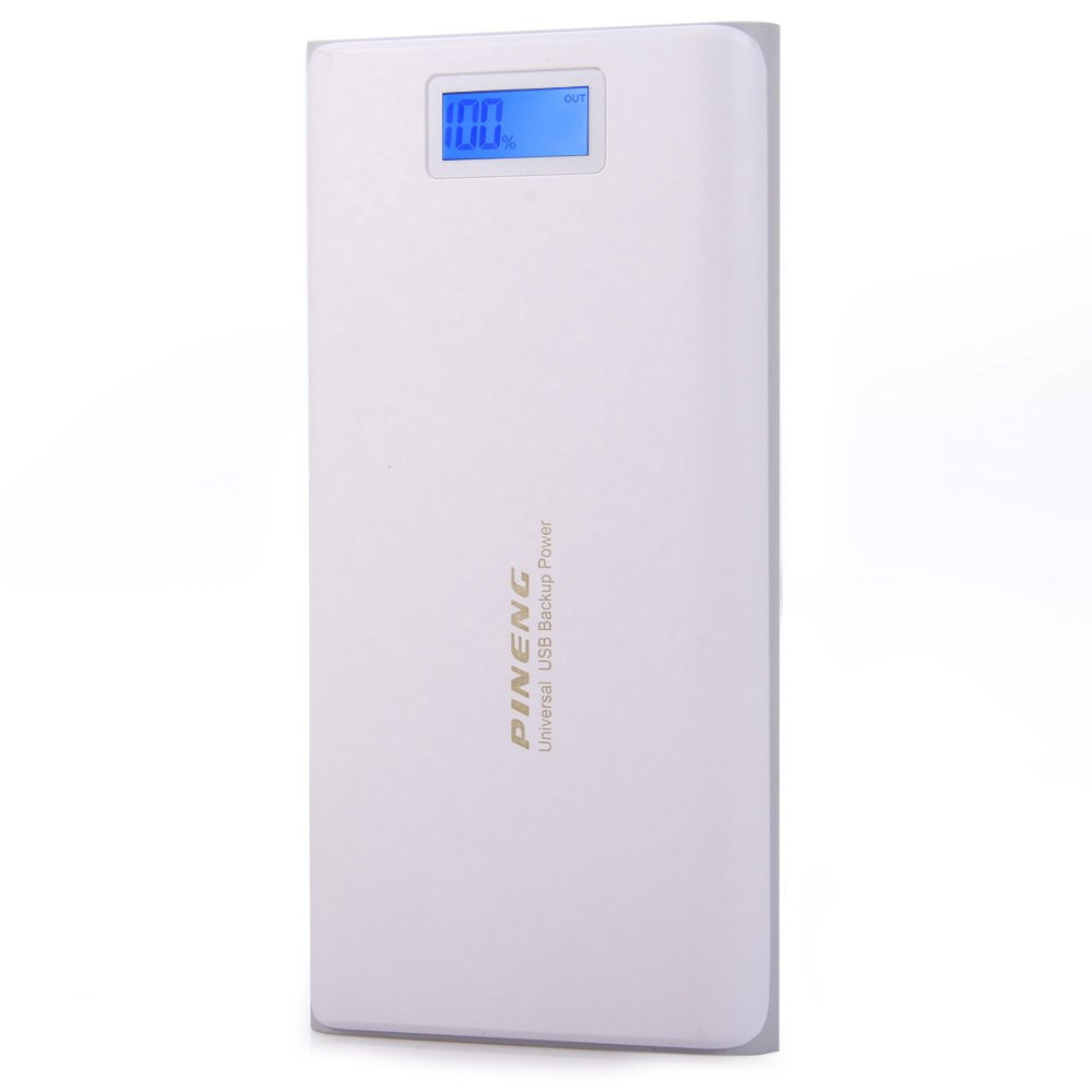 Зовнішній акумулятор Power bank 40000 mAh Pineng PN-920 White (3303)