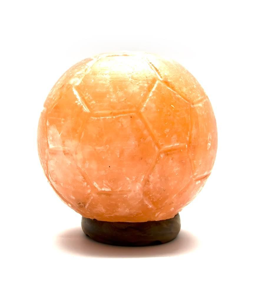 Соляна лампа (S-031) "Футбольний м'яч" 3,1 кг, (12х10,5х10,5 см)