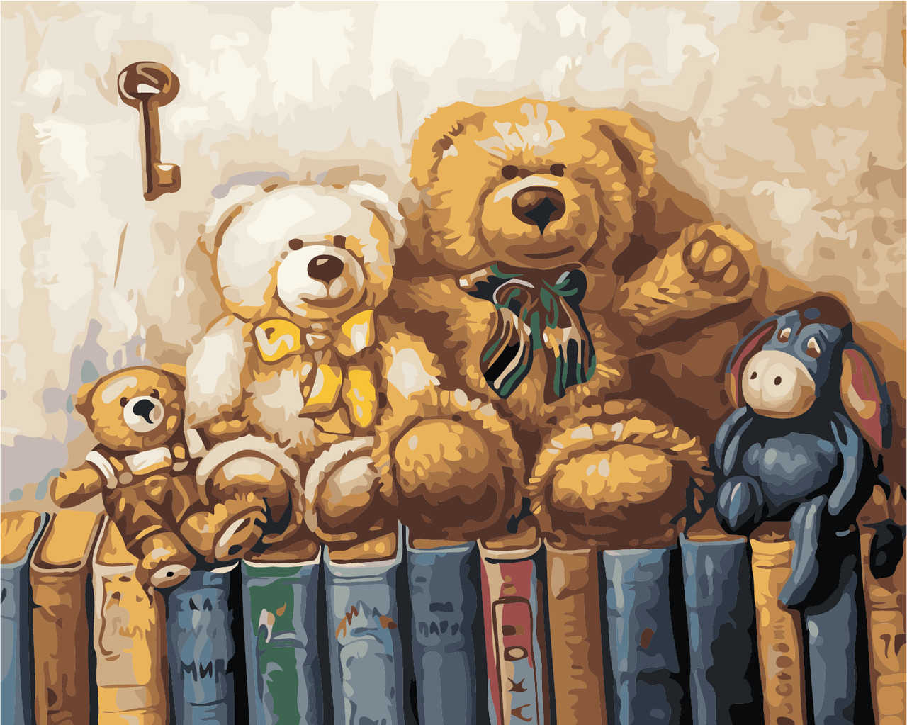 Художній творчий набір, картина за номерами Плюшеві друзі, 50x40 см, «Art Story» (AS0212)