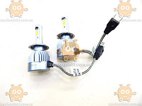 Светодиодные LED лампы H7 12V-24V 5500K 3200L радиатор (2ШТ) (пр-во STINGER) ПД 209723, фото 2